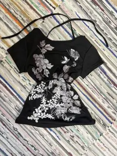 y2k 花Tシャツ　itimi shury labyrin ganni