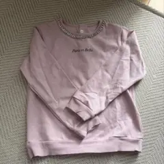 BeBe ビジュー付きトレーナー　120