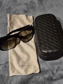 ​【美品】ボッテガヴェネタ サングラス イントレチャート べっ甲柄 ケース付