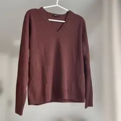 MIHARA YASUHIRO ダメージ加工薄手ニット ワインレッド 46 - メルカリ