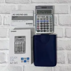 3/19まで CASIO AZ-265 電卓 説明書、箱付き