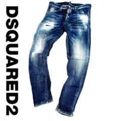 DSQUARED2 ペイント加工 スキニーデニム - メルカリ