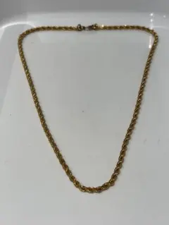 Monet モネ　ゴールド ツイストチェーン ネックレス