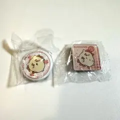 ちいかわ くら寿司 シーサー　缶バッジ マグネット 2点セット