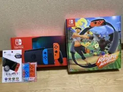 ★新品 未使用 ニンテンドースイッチ ネオンブルー レッド 本体 リングフィット