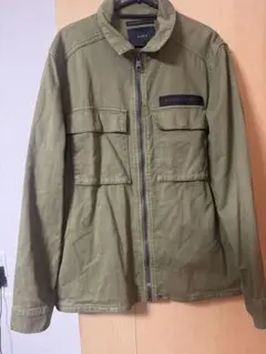 ZARA ミリタリージャケット EUR XL オリーブ