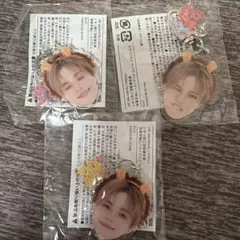 ジェヒョク 顔アクキー 喜怒楽 セット セミコンプ 喜怒哀楽 カプセルトイ