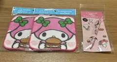 モスバーガー　ワイワイセット　マイメロディ　ミニタオル・ボールペン