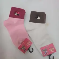 リトシー ミッキー ミニー 靴下 15-20cm