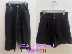 デニム 2枚セット　短パンのサムネイル