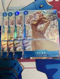 イナズマ　SR パラレル4枚セット　ワンピースカード