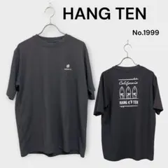HANG TEN ワッフル地 サーマル Tシャツ ダークグレー 速乾性 サーフのサムネイル
