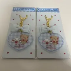 Lil ala mode×サンリオ mikko 一番くじ チャーム ブルー　2個