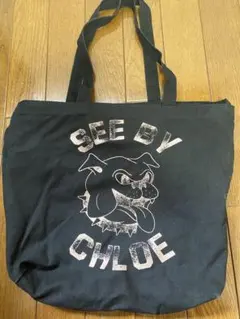 SEE BY CHLOE ブルドッグプリント トートバッグのサムネイル