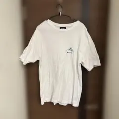 X-Largeホワイト Tシャツ 波デザイン