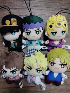 ジョジョの奇妙な冒険 ジョジョ ちみっともぬい マスコット ぬいぐるみ 6点