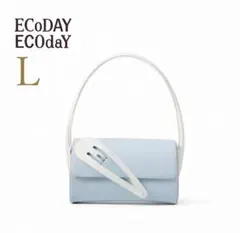ECODAY x MAELIN スカイブルー ヘアクリップポーチ バッグ L - メルカリ
