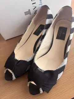 LANVIN COLLECTION オープントゥパンプス 23.5cmのサムネイル
