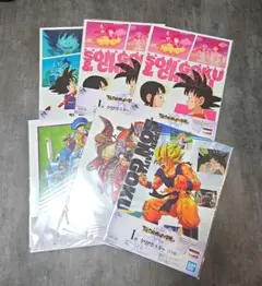 一番くじ　ドラゴンボール I賞 クリアポスター 　6枚