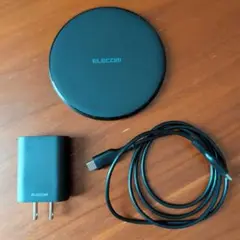 ワイヤレス充電器　W-QA23BK エレコム　匿名配送