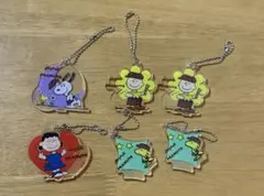ジョイフル スヌーピー アクリルキーホルダー 6個セット