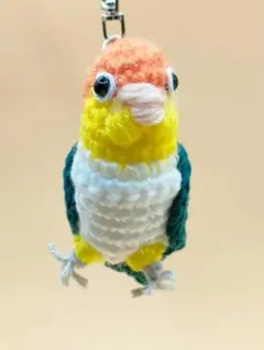 セキセイインコ あみぐるみ キーホルダー - メルカリ