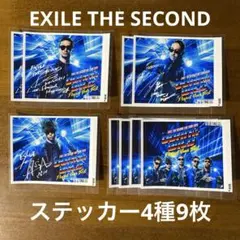 EXILE THE SECOND ラベル缶　ステッカー