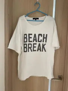 BEACH BREAK Tシャツホワイト Lサイズのサムネイル