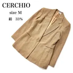 CERCHIO セルッチオ　テーラードジャケット　シルク混　ウール混　日本製