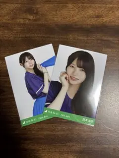 乃木坂46 岡本姫奈 生写真 ベースボールシャツ