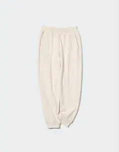 UNIQLO ユニクロ　ドライスウェットジョガーパンツ オフホワイト　S