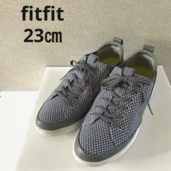【美品】　fitfit フィットフィット　スニーカー メッシュ　23㎝　軽量のサムネイル