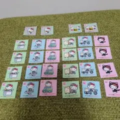 クロネコヤマト × ハローキティ 50周年記念ステッカー　計28枚