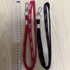 東方神起　Bigeast ストラップ 赤 黒 2色セット