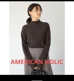 AMERICAN HOLIC 　ミニハイネックニット