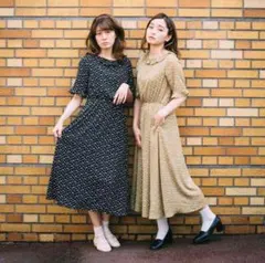 不安を遮るワンピース 黒