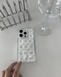 【3買1無料】iPhoneケース 透明 冰塊 氷 アイス