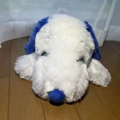 スヌーピー ぬいぐるみ 白/青