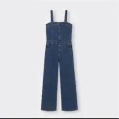 GU ベアトップ　デニムサロペット　Sのサムネイル