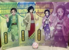 くら寿司 鬼滅の刃 クリアファイル 缶バッジ