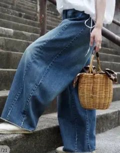 ジャーナルスタンダードラックス　今季スウィッチデニムパンツ　Sのサムネイル