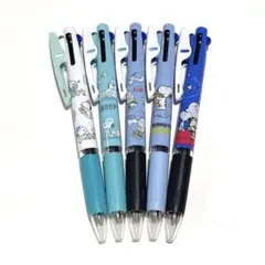 スヌーピー ジェットストリームボールペン まとめ売り 5点セット 3色ボールペン