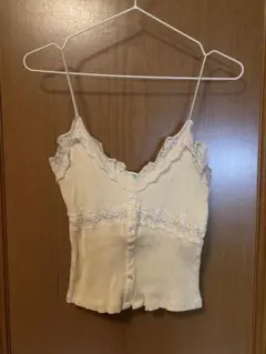 ならさん専用　ZARA イエローレースキャミソールのサムネイル