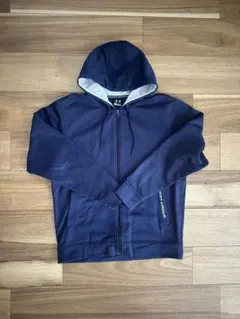 UNDER ARMOUR ネイビー フード付きパーカー MD アンダーアーマー