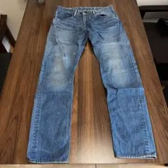 monkey time デニムパンツ 日本製 ストレッチ ヒゲ ハチノス　Mのサムネイル