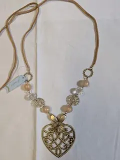 【新品】ハート型ペンダントカジュアルネックレス