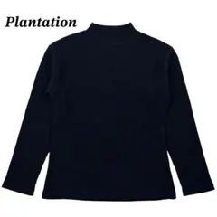 プランテーション イッセイミヤケ 長袖Tシャツ ハイネック プリーツ 黒 美品のサムネイル