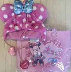 ❤︎ミニーパルパルーザ・ファンキャップ&ミニトートバッグおまとめ❤︎