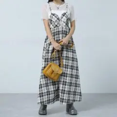 PAGEBOY チェックキャミソールワンピース