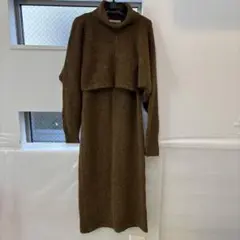 【新品・未使用】ドルマンショート丈ニット+ノースリワンピ【COLONY2139】